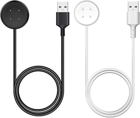 شاحن ساعة Pixel 2/3، كابل شحن مغناطيسي بديل لساعة Google Pixel 2/3 (أسود وأبيض، USB من النوع A) in Kuwait