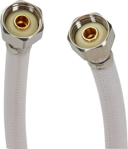 Fluidmaster 1FV36 Faucet Connector, Reinforced Vinyl - 3/8" Female Compression Thread x 1/2" I.P. Female Straight Thread, 3 Ft. (36") Length in Kuwait