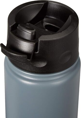 Fifty/Fifty, Double Wall Vacuum Insulated Café Water Bottle, Stainless Steel, Flip Cap w/Wide Mouth in Saudi Arabia