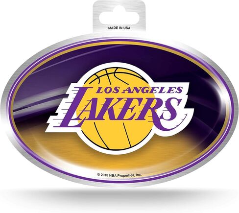 Rico Industries NBA Metallic Team Logo Sticker in Saudi Arabia