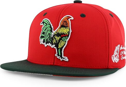 متجر الملابس العصرية 3D قبعة مطرزة على شكل الديك المسطح Snapback in Kuwait