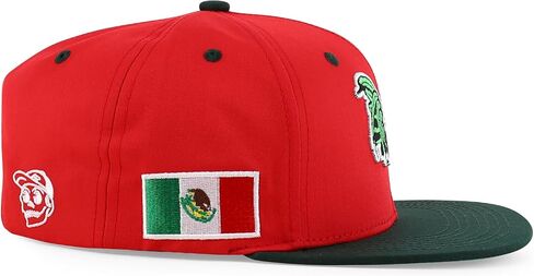 متجر الملابس العصرية 3D قبعة مطرزة على شكل الديك المسطح Snapback in Kuwait
