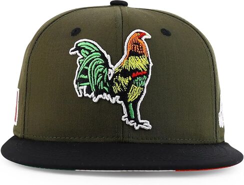 متجر الملابس العصرية 3D قبعة مطرزة على شكل الديك المسطح Snapback in Kuwait