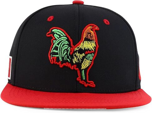 متجر الملابس العصرية 3D قبعة مطرزة على شكل الديك المسطح Snapback in Kuwait