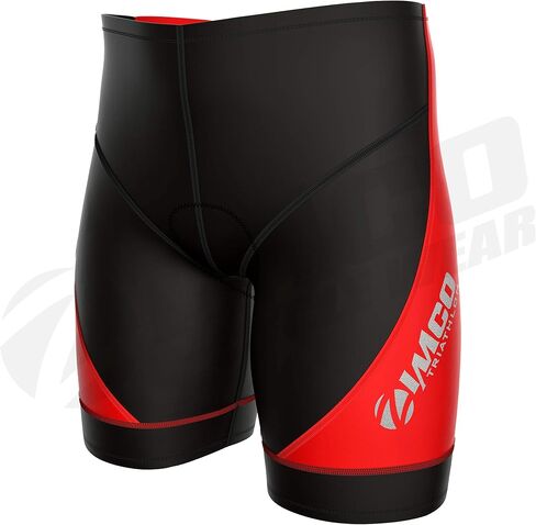 Zimco Active Triathlon Shorts Mens Tri Shorts Mens 2 Rear Pockets in Saudi Arabia