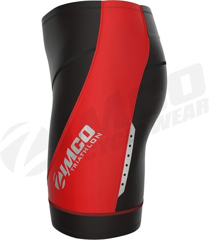 Zimco Active Triathlon Shorts Mens Tri Shorts Mens 2 Rear Pockets in Saudi Arabia