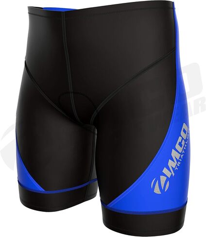 Zimco Active Triathlon Shorts Mens Tri Shorts Mens 2 Rear Pockets in Saudi Arabia