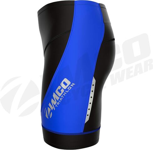 Zimco Active Triathlon Shorts Mens Tri Shorts Mens 2 Rear Pockets in Saudi Arabia