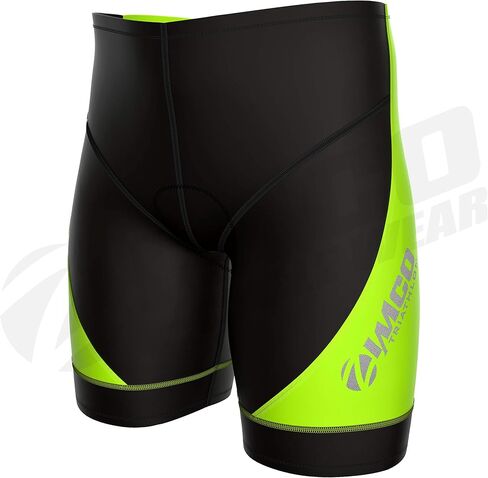 Zimco Active Triathlon Shorts Mens Tri Shorts Mens 2 Rear Pockets in Saudi Arabia