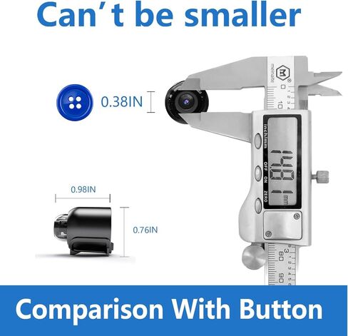 New Smallest Wireless WiFi Camera,HD1080P Mini Camera,Small Security Camera,Portable Smart Home Baby Monitor Camera with Night Vision,Motion Detection,Cloud Storage for Security with iOS Android APP in Kuwait