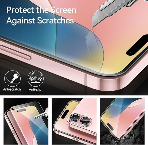 حافظة Astter لهاتف iPhone 16 Pro Max شفافة، حافظة مغناطيسية لهاتف iPhone 16 ProMax [متوافقة مع MagSafe]، مع واقي شاشة وحماية الكاميرا لغطاء مضاد للصدمات iPhone 16 Pro Max Phone Casas 6.9 بوصة in Kuwait