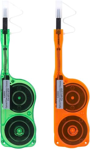 2 Pack Fiber Optic Cleaner Tools Cleaning Pen for MPO/MTP Connector, Optical Connector Cleaner Over 600 Cleans Fiber Endface Cleans & Optical Connector Cleans(Green) in Saudi Arabia