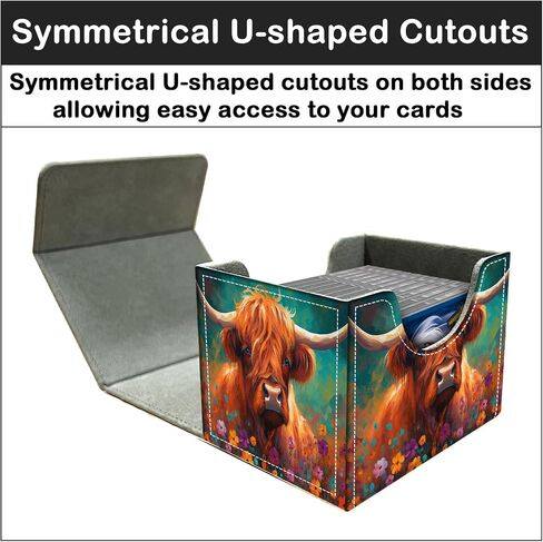 Card Deck Box for MTG Trading Cards with Magnetic Closure,Premium Card Storage Box Case Cover for TCG CCG Magic Cards,Green Frog Lotus in Kuwait