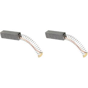 Carbon Brushes, [for Power Motor]- 28mmx10mmx6mm/Black Gold Tone/2 Pcs
