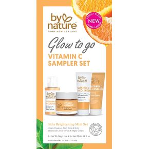 By Nature Glow To Go Vitamin C Sampler Set