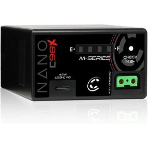 Core NANOU98X, 98wh Micro Sized Sony BPU-Style Smart Battery Pack, 14.8v 6.6Ah. 10A Draw with Fuel Gauge, USBCPD and Ptap