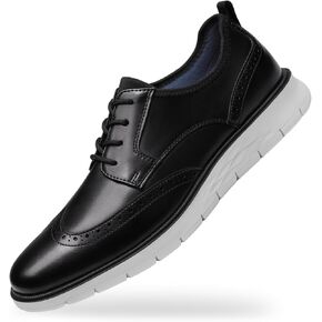 Cestfini Brown Mens Dress Sneakers Casual Dress Shoes Business Oxford Shoes Comfortable Formal Derby Office Shoes XXDX005M-RT-US-BROWN-10.5