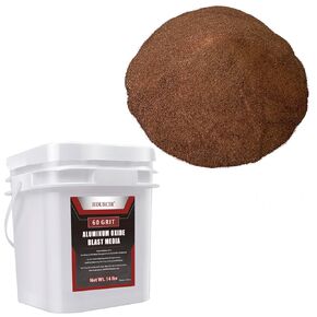 Aluminum Oxide 14 LBS 100 GRIT Medium to Fine Sand Blasting Abrasive Media for Blasting Cabinet or Blasting Guns