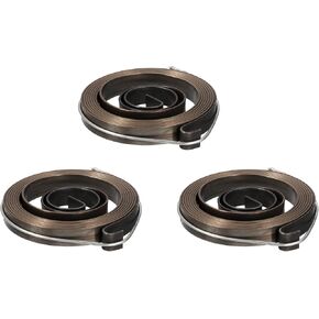 Uxcell حفر الصحافة الربيع الحفر الصحافة الريشة تغذية العودة لفائف الربيع الجمعية الربيع الصلب الكيميائية اسوداد النهاية 1540 مم توسيع طويل 53 × 10 × 0.8 مم 3 قطع in Kuwait