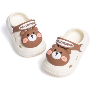 Casazoe Toddler Kids Boys Girls EVA Garden Clogs Summer Outdoor Slip On Shoes Cute Animal Water Sandals Children Lightweight Slipper Beach Pool Play Shoes (Baby/Toddler Kids)