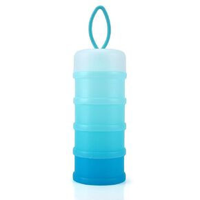 Accmor Baby Formula Dispenser On The Go, Stackable Formula Dispenser for Travel Formula Container to Go, Non-Spill Milk Powder Baby Kids Snack Storage Container, BPA Free, 2 Packs