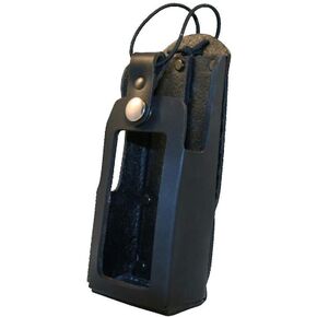 حامل راديو رجال الإطفاء من الجلد من بوسطن لجهاز موتورولا 2500/5000 in Kuwait