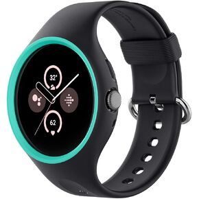 Caseology Nano Pop [سوار مع حافظة] مصمم لـ Google Pixel Watch 2 Band مصمم لـ Pixel Watch Band (2023) - Prune Charcoal