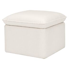 Babyletto Cali Storage Ottoman in Performance Beach Eco-Weave, Water Repellent & Stain Resistant, Greenguard Gold Certified and CertiPUR-US® Certified