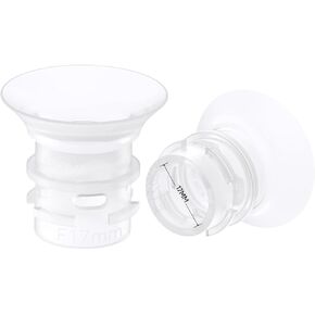 eufy Original 17mm Sizing Inserts (2-Pack) for Wearable Breast Pump S1/S1 Pro/E10, Silicone Sizing Inserts, Easy to Install and Use, Comfortable and Precise Fit for Better Suction