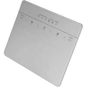 Wired & Wireless Metal Touchpad for PC Computer & Laptop, Rechargeable Trackpad Travel-Friendly Bluetooth & USB Mouse Pad for Windows 7/10/11, Black