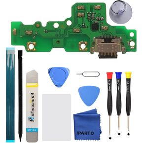 Charging Port Replacement Kit for Motorola Moto G Power 2021 XT2117 USB Flex Dock Connector Charging Flex Replacement with Tools