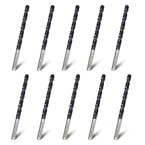 5PCS 1/4" Cobalt Drill Bit Set, Titanium Aluminum Nitride(TiAlN) PVD Coated M35 High-Speed Steel Twist Drill Bit for Metal, Stainless Steel, Cast Iron, Titanium, Aluminum