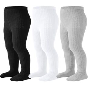 Baby Tights Toddler Cable Knit Tights Cotton Warm Leggings Pantyhose Soft Stockings
