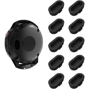 LDFAS Fenix 8/7/7S/7X 5/5S/5X Plus/6S 6 6X Charger Port Protector, Silicone Dust Plug Anti-dust Plugs Compatible for Garmin Venu 2/Vivoactive 3/4/Instinct 2/Forerunner 935/45S/945, Multi Colors