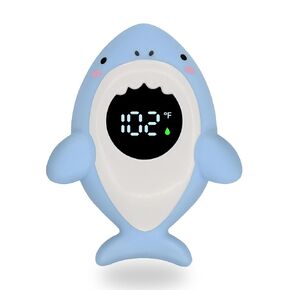 Baby Bath Water Thermometer for Bathtub Temperature - Safety Tub Thermometer with Temp Warning - Bath Thermometer & Room Thermometer Floating Baby Bath Toy for Infants Newborn Toddlers Girls Boys