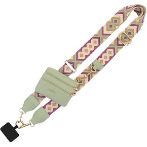 Clip and Go Strap for Phone with Wallet Crossbody, Phone Strap with Wallet, Phone Strap Crossbody with Wallet