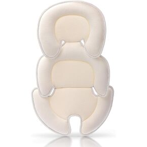 Infant Car Seat Insert, Car Seat Head and Body Supports for Babies, Soft Car Seat Insert Cushion Pad Suit for Infant Car Seats and Baby Strollers(Grey)