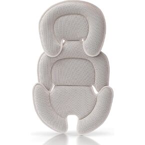 Infant Car Seat Insert, Car Seat Head and Body Supports for Babies, Soft Car Seat Insert Cushion Pad Suit for Infant Car Seats and Baby Strollers(Grey)