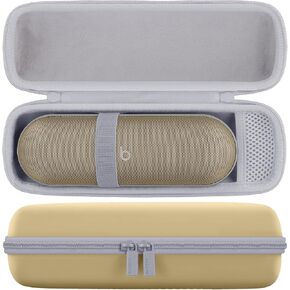 حافظة واقية صلبة لمكبر صوت بلوتوث لاسلكي من أجل Beats Pill 2024 مع حزام كتف، حقيبة بديلة محمولة للسفر (حافظة سوداء غير لامعة) - co2CREA