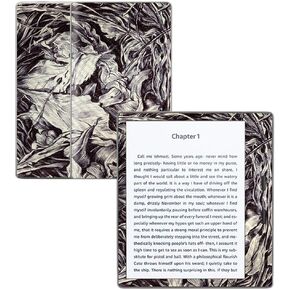 MightySkins Carbon Fiber Skin for Amazon Kindle Oasis 7" (9th Gen) - Typhoon | Protective, Durable Textured Carbon Fiber Finish | Easy to Apply, Remove, and Change Styles | Made in The USA