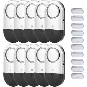 Window Alarm Sensors Door Alarms for Kids Safety, Home Security for Pool, Burglar Alarm, Dementia Patients Open Alarm(10Pack) in Saudi Arabia