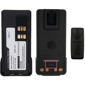 PMNN4409 PMNN4409AR PMNN4409BR Li-ion Battery with Type-C USB Charging High Capacity Battery Replacement for Mo-to-rola P8668i XPR3300 XPR3500 XPR7350 XPR7550 Two Way radios
