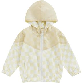 MERSARIPHY Toddler Boy Hoodies Baby Boy Jacket Lightweight Pocket Zip Up Hooded Jackets Baby Fall Winter Outwear