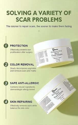 Stretch Marks and Scars Removal Cream for Pregnancy - Scars Repair, Abdominal Firming, and Gentle Stretch Marks Eradication Skincare Body in Kuwait