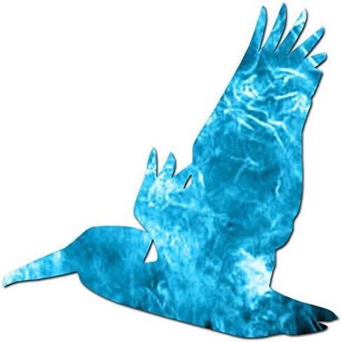 Flying Pelican Bird - Vinyl Decal Sticker - 3.75" x 3.75" - Black in Saudi Arabia