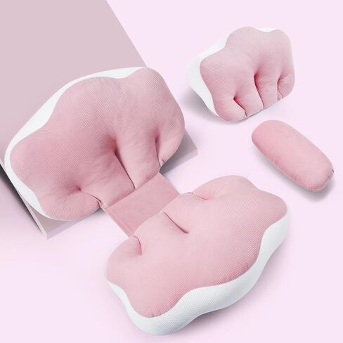 URMYWO Pregnancy Pillow - Cozy Pregnancy Pillows for Sleeping, Maternity Pillow Body Pillow Support for Back, Legs, Belly, HIPS with Adjustable Pillow & Laundry Bag, Ideal Gifts for Pregnant Women in Saudi Arabia