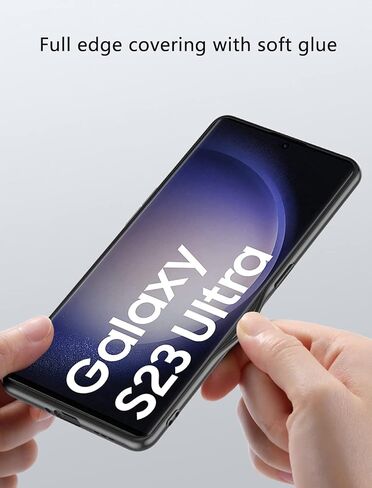 حافظة لهاتف Samsung S23 Ultra 5G (2023)، حافظة جلدية PU وجلد سويدي، حافظة فاخرة خفيفة الوزن مضادة للاهتزاز ومضادة للانزلاق لهاتف Samsung S23 Ultra 5G، للرجال والنساء (أزرق) in Saudi Arabia