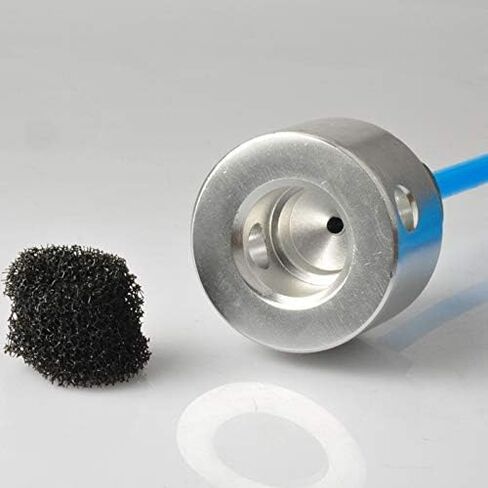 جهاز تلميع هوائي، قرص سنفرة مداري رطب مقاس 5 بوصات، مجموعة آلة طحن وملمع هواء النخيل العملي المحمول مع أنبوب مياه مشترك مدخل لتلميع الخشب المعدني، والصنفرة in Kuwait