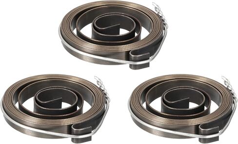 uxcell Drill Press Spring Drill Press Quill Feed Return Coil Spring Assembly Spring Steel Chemical Blackening Finish 1540mm Expand Long 53 x 10 x 0.8mm 3 Pcs in Saudi Arabia