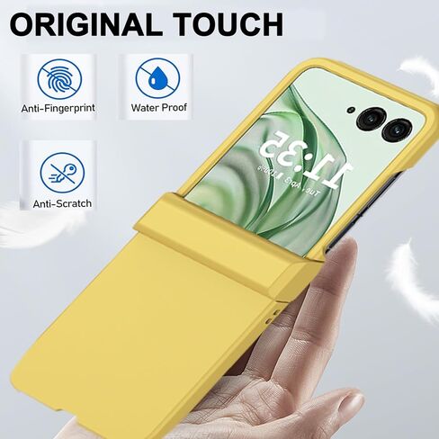 NINKI Compatible Flip Case for Moto Razr Plus 2024 Case with Hinge Protector Razr+ 2024 Case,Hard Slim Moto Razr Plus 2024 Phone Case for Moto Razr 50 Ultra Case for Motorola Razr Plus 2024 Case Black in Kuwait